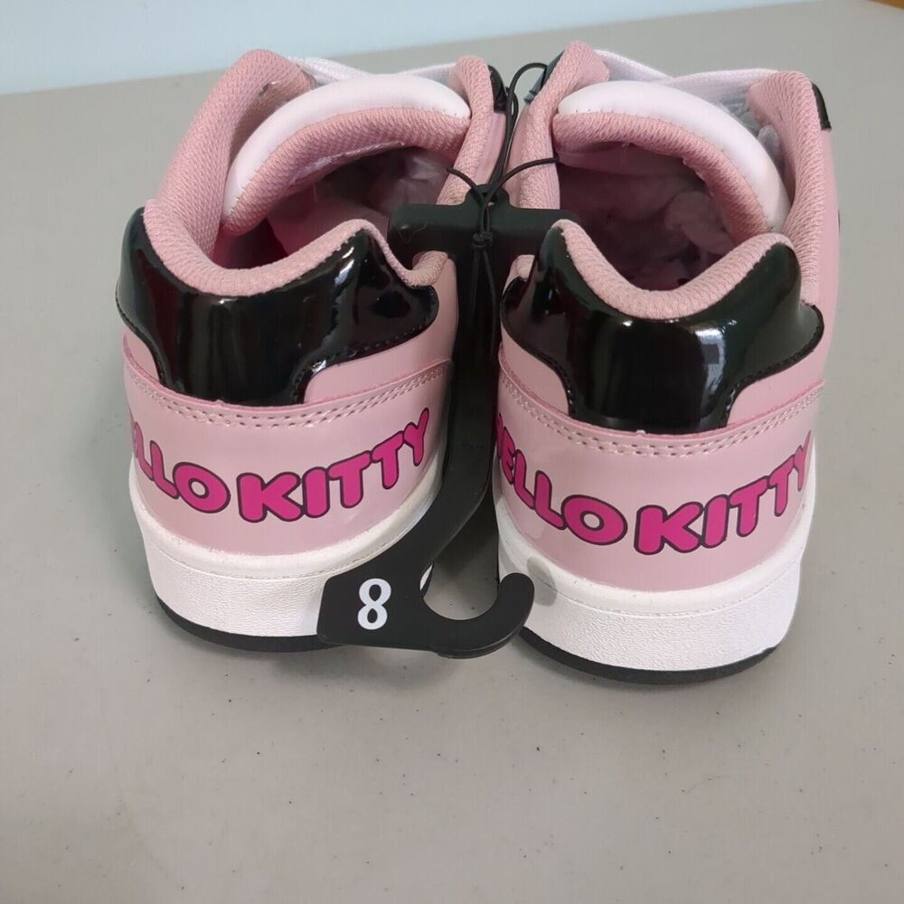 Hello Kitty by Sanrio Women's Pink Casual Court Sneakers Size 8 shoes New - Picture 3 of 5
